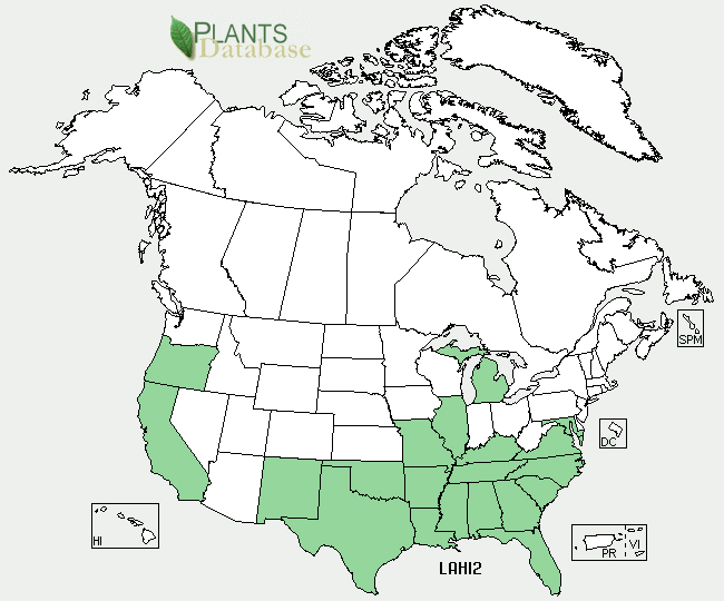Caley Pea distribution - United States